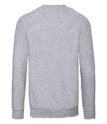 Russell Athletic Kids Raglan Sweatshirt 762B - 762B Light Oxford Back