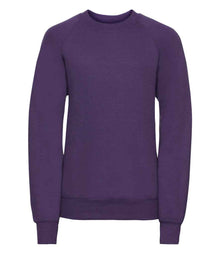 Russell Athletic Kids Raglan Sweatshirt 762B - Purple