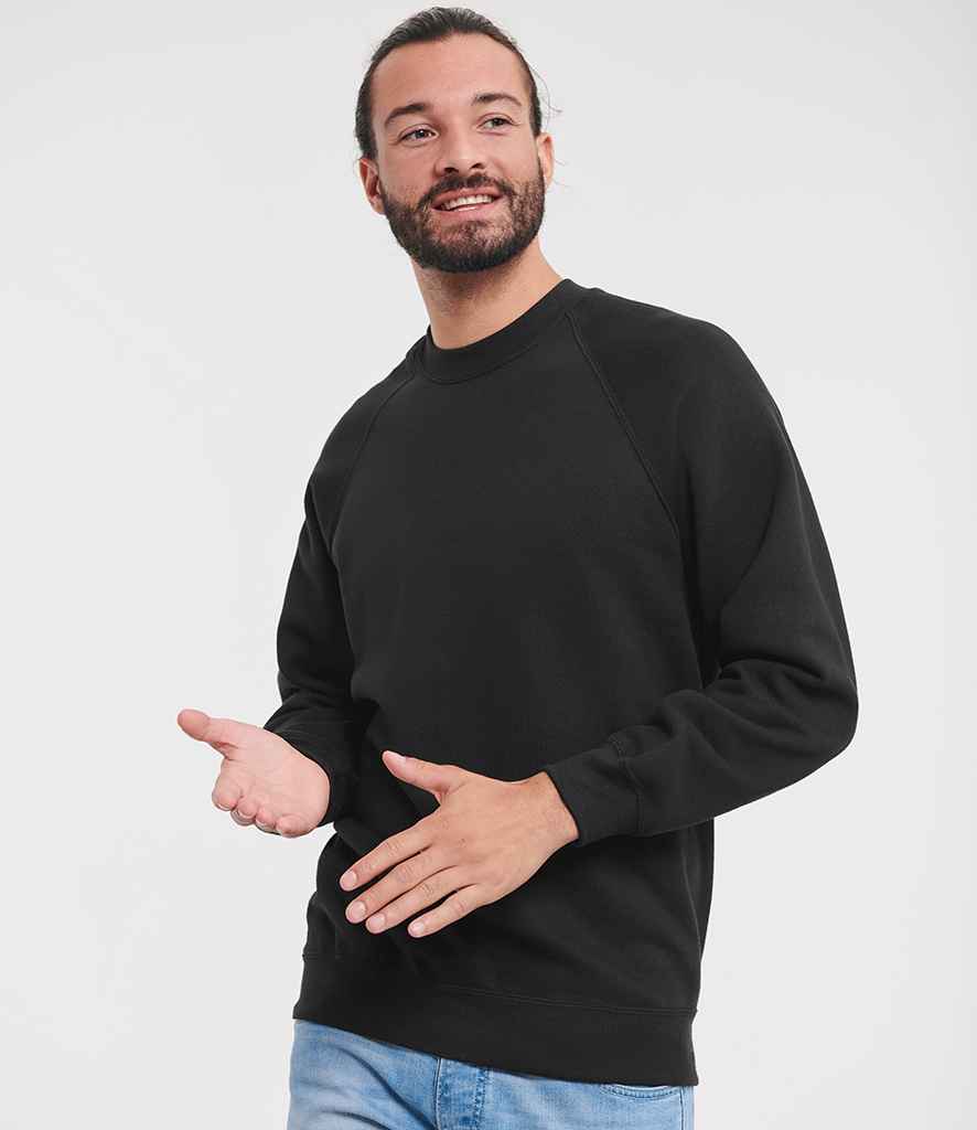 Russell Athletic Raglan Sweatshirt 762M - 762M Black Model