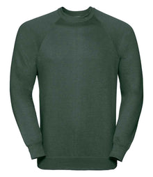 Russell Athletic Raglan Sweatshirt 762M - Bottle Green
