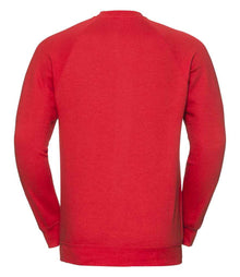 Russell Athletic Raglan Sweatshirt 762M - 762M Bright Red Back