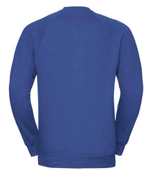 Russell Athletic Raglan Sweatshirt 762M - 762M Bright Royal Back