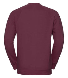 Russell Athletic Raglan Sweatshirt 762M - 762M Burgundy Back