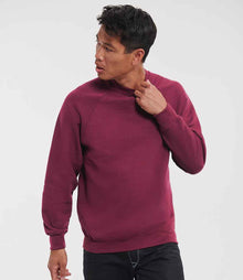 Russell Athletic Raglan Sweatshirt 762M - 762M Burgundy Model