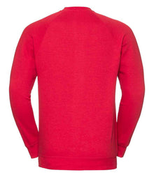 Russell Athletic Raglan Sweatshirt 762M - 762M Classic Red Back