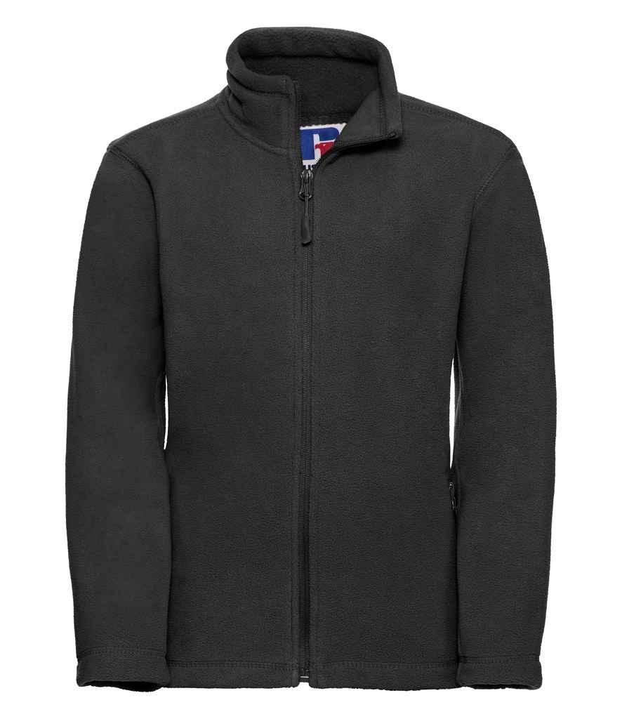 Russell Athletic Kids Outdoor Fleece Jacket 870B - Black