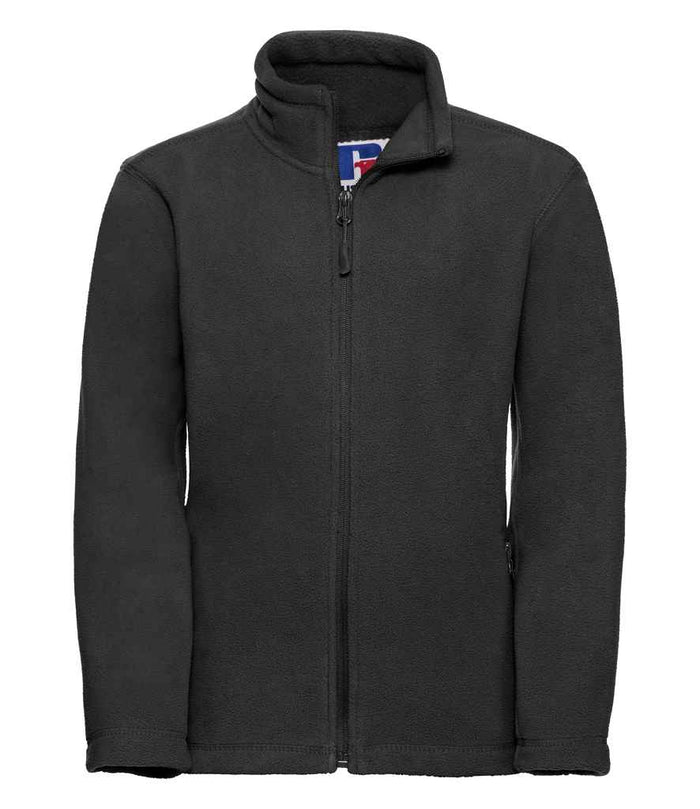 Russell Athletic Kids Outdoor Fleece Jacket 870B - Black