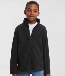 Russell Athletic Kids Outdoor Fleece Jacket 870B - 870B Black Model