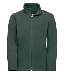 Russell Athletic Kids Outdoor Fleece Jacket 870B - Bottle Green