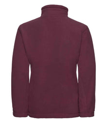 Russell Athletic Kids Outdoor Fleece Jacket 870B - 870B Burgundy Back