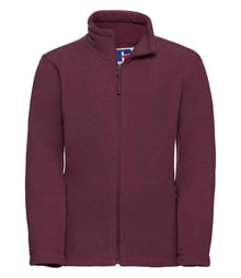 Russell Athletic Kids Outdoor Fleece Jacket 870B - Burgundy