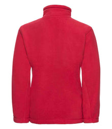 Russell Athletic Kids Outdoor Fleece Jacket 870B - 870B Classic Red Back