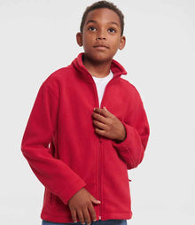 Russell Athletic Kids Outdoor Fleece Jacket 870B - 870B Classic Red Model