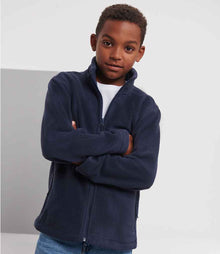 Russell Athletic Kids Outdoor Fleece Jacket 870B - 870B French Navy Model