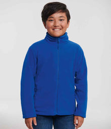 Russell Athletic Kids Outdoor Fleece Jacket 870B - 870B Royal Blue Model