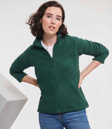 Russell Athletic Ladies Outdoor Fleece 870F - 870F Bottle Green Model