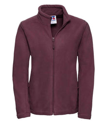 Russell Athletic Ladies Outdoor Fleece 870F - Burgundy