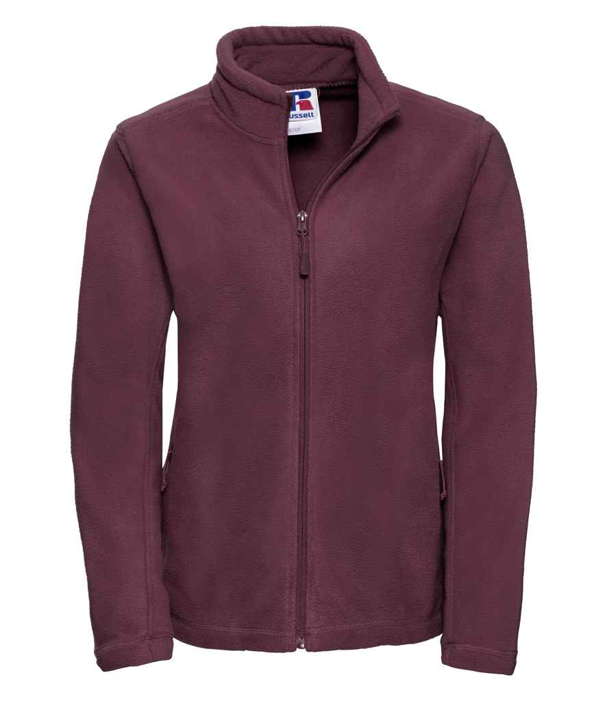 Russell Athletic Ladies Outdoor Fleece 870F - Burgundy