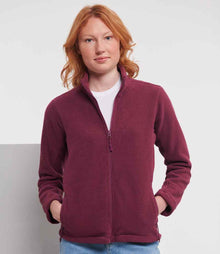 Russell Athletic Ladies Outdoor Fleece 870F - 870F Burgundy Model