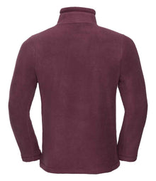 Russell Athletic Outdoor Fleece Jacket 870M - 870M Burgundy Back