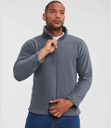 Russell Athletic Outdoor Fleece Jacket 870M - 870M Convoy Grey Model
