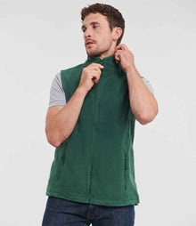 Russell Athletic Outdoor Fleece Gilet 872M - 872M Bottle Green Model