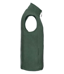 Russell Athletic Outdoor Fleece Gilet 872M - 872M Bottle Green Side