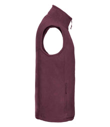 Russell Athletic Outdoor Fleece Gilet 872M - 872M Burgundy Side