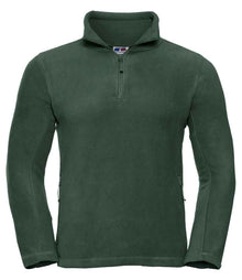 Russell Athletic Zip Neck Outdoor Fleece 874M - Bottle Green