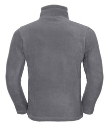 Russell Athletic Zip Neck Outdoor Fleece 874M - 874M Convoy Grey Back