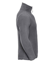 Russell Athletic Zip Neck Outdoor Fleece 874M - 874M Convoy Grey Side