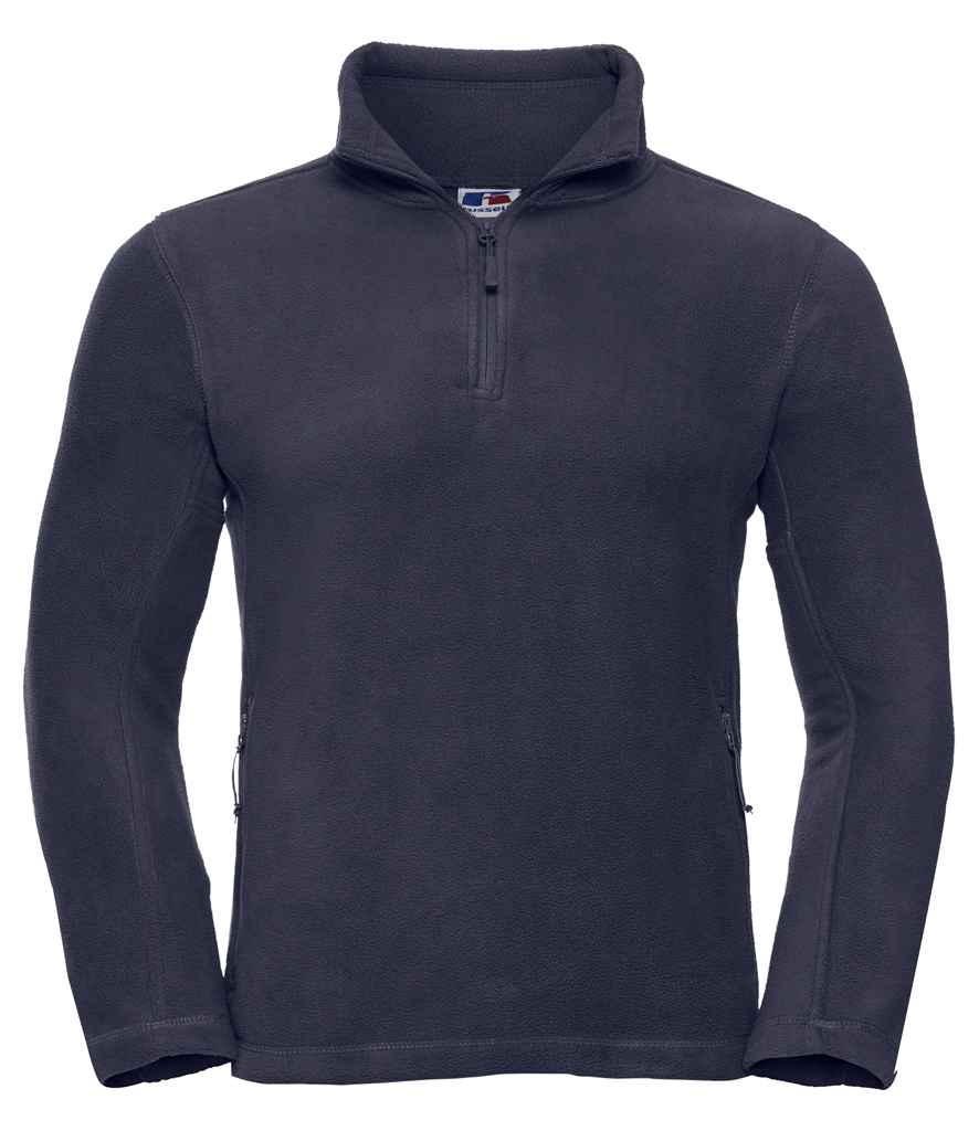 Russell Athletic Zip Neck Outdoor Fleece 874M - French Navy
