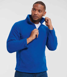 Russell Athletic Zip Neck Outdoor Fleece 874M - 874M Royal Blue Model