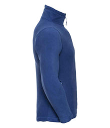 Russell Athletic Zip Neck Outdoor Fleece 874M - 874M Royal Blue Side