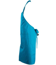 SOL'S Gala Long Bib Apron 88010 - 88010 Aqua Side