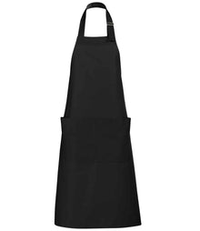 SOL'S Gala Long Bib Apron 88010 - Deep Black