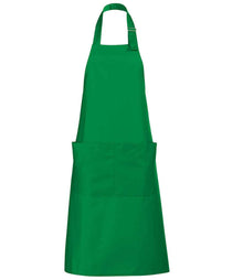 SOL'S Gala Long Bib Apron 88010 - Kelly Green