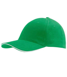 SOL'S Buffalo Cap 88100 - Kelly Green/White