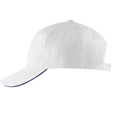 SOL'S Buffalo Cap 88100 - 88100 White/Navy Back