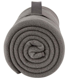 SOL'S Plaid Fleece Blanket 88105 - 88105 Charcoal Side