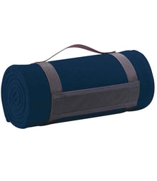 SOL'S Plaid Fleece Blanket 88105 - French Navy