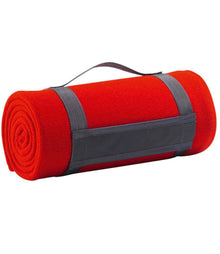 SOL'S Plaid Fleece Blanket 88105 - Red