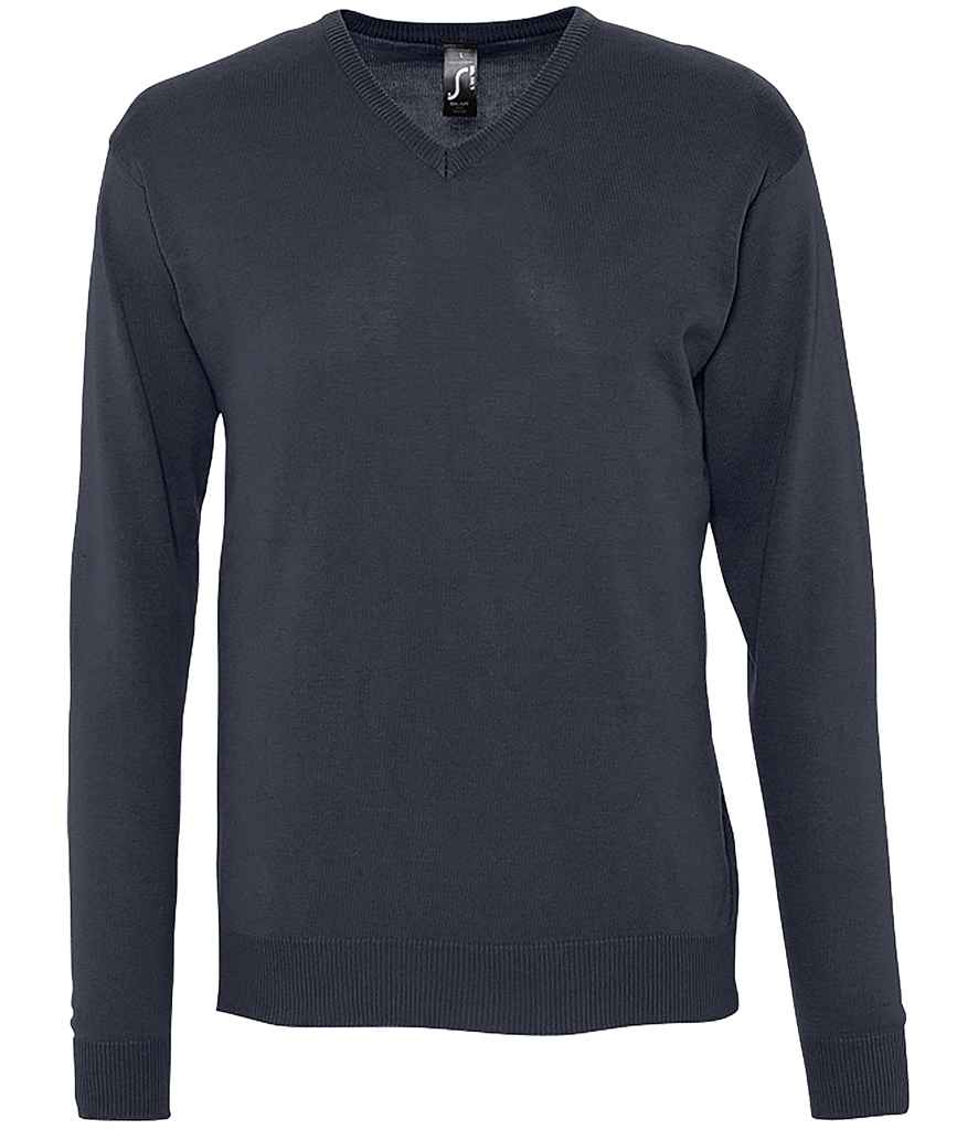 SOL'S Galaxy Cotton Acrylic V Neck Sweater 90000 - Navy