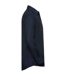 Russell Athletic Collection Long Sleeve Tailored Oxford Shirt 922M - 922M Bright Navy Side