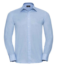 Russell Athletic Collection Long Sleeve Tailored Oxford Shirt 922M - Oxford Blue