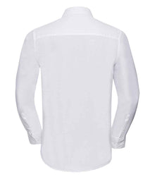 Russell Athletic Collection Long Sleeve Tailored Oxford Shirt 922M - 922M White Back
