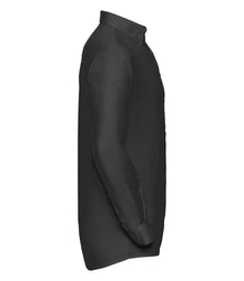 Russell Athletic Collection Long Sleeve Easy Care Oxford Shirt 932M - 932M Black Side