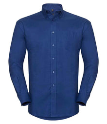 Russell Athletic Collection Long Sleeve Easy Care Oxford Shirt 932M - Bright Royal