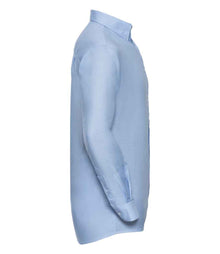 Russell Athletic Collection Long Sleeve Easy Care Oxford Shirt 932M - 932M Oxford Blue Side