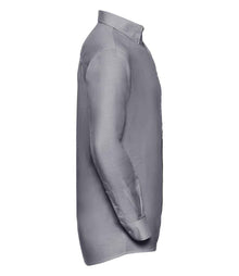Russell Athletic Collection Long Sleeve Easy Care Oxford Shirt 932M - 932M Silver Side